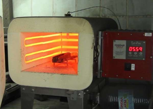Электрическая печь для закалки стали