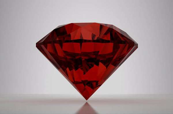 Красный алмаз — самый редкий в своем роде
