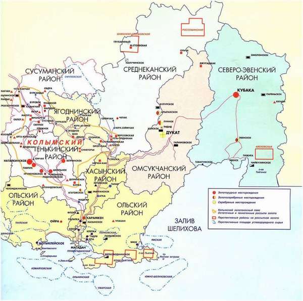 Всё о золотодобыче в Магаданской области: кто и как добывает золото сегодня + карта месторождений